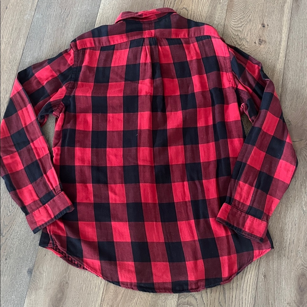 Ralph Lauren Red and Black Checkered Shirt - Picture 2 of 4